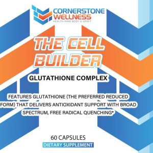 The Cell Builder (glutathione complex) Glutathione is a naturally occurring antioxidant that helps protect your body and cells from damage caused by free radicals. 